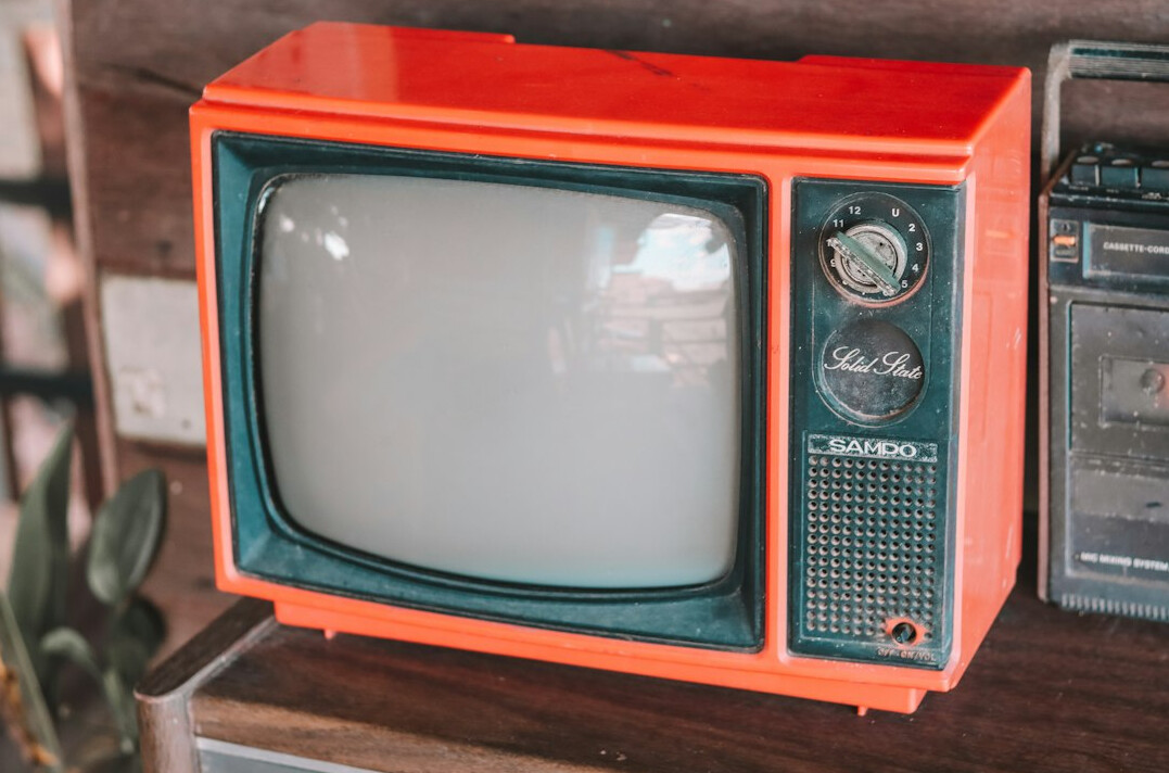vintage television broadcast