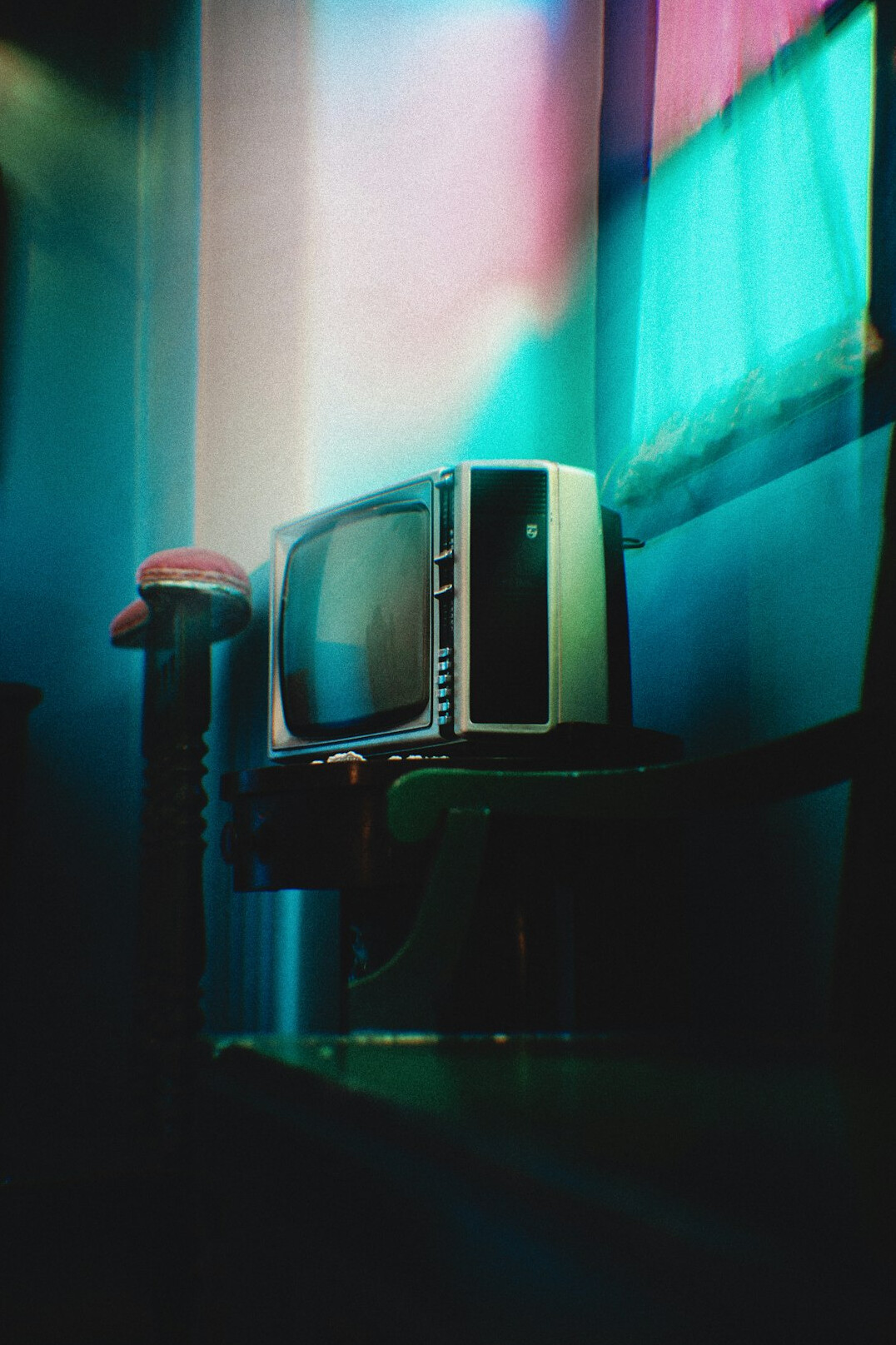 vintage television set